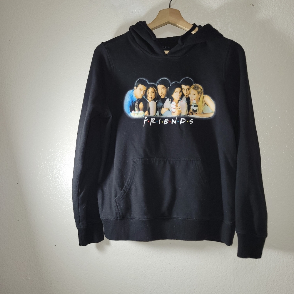 Friends Black Hoodie Sweatshirt